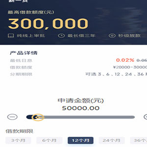 2020年最新版二开小额借贷 贷款源码